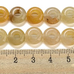 Natürlichen Topas Jade Perlen Stränge&nbsp;G-P536-A13-01