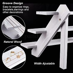 Kit di rialzo per display in legno a 3 livello fai da te&nbsp;ODIS-WH0029-25A
