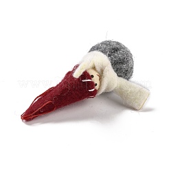 Décorations d'affichage en feutre de laine sur le thème de noël&nbsp;DIY-K050-04A