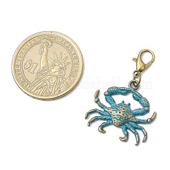 10 pz decorazioni pendenti in lega serie oceano&nbsp;HJEW-JM03362
