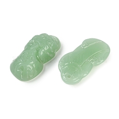 Pulvériser perles de verre imitation de jade peints&nbsp;GLAA-Z007-01H