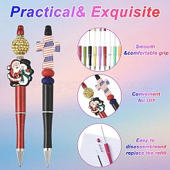 9 stylo à bille en plastique ABS&nbsp;AJEW-FS0001-43C