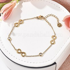 Panzerkettenarmbänder aus 304 Edelstahl&nbsp;BJEW-C089-04A-G