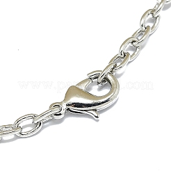 Collane di ossidiana naturale&nbsp;NJEW-C049-01C-P