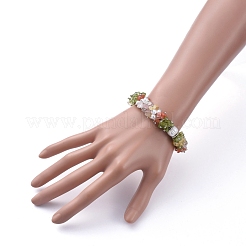 Braccialetti con perline natalizie&nbsp;BJEW-JB05299