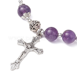 3 braccialetti di perline di pietre preziose miste naturali&nbsp;BJEW-TA00564