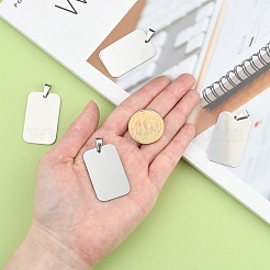 Pendentifs rectangulaires résistants au ternissement&nbsp;LS-STAS-H061-04
