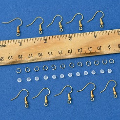 60 Stück Messing Ohrhaken&nbsp;DIY-FS0007-60G