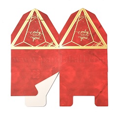 Scatole regalo piegate in carta&nbsp;CON-P011-02E