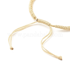 Verstellbare geflochtene Polyesterschnur Armbandherstellung&nbsp;AJEW-JB01109-03
