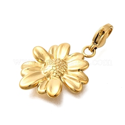 Sonnenblumen 304 Edelstahl Anhänger Dekorationen&nbsp;STAS-R159-31G