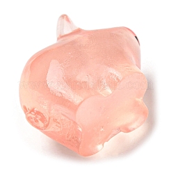 Leuchtendes Schweinchen-Ornament aus Kunstharz&nbsp;CRES-M020-11A