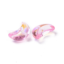 Perles en verre electroplate transparent &nbsp;GLAA-F122-01
