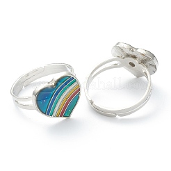 Verstellbare Eisenfingerringe&nbsp;RJEW-B032-10P