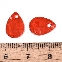 Sprühlackierte Capiz Muschel Charms&nbsp;SSHEL-T006-10C