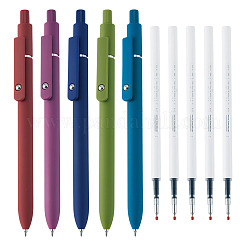 5 stylo gel en plastique&nbsp;AJEW-TA0003-45C
