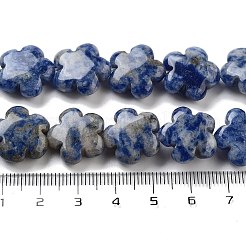 Natürliche blaue Fleck Jaspis Perlen Stränge&nbsp;G-F769-D01-01