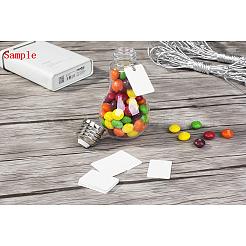 Bottiglia a forma di lampadina di plastica creativa&nbsp;X-AJEW-WH0059-01G