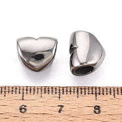 Perlen aus Edelstahl 304 im europäischen Stil mit großem Loch&nbsp;STAS-T072-141P