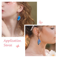 DIY-Set zur Herstellung von Schmetterlingsflügel-Ohrringen&nbsp;DIY-FW0001-20