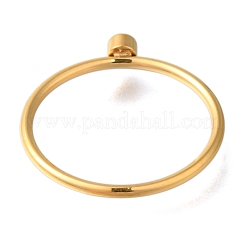 Ionenplattierung (IP) 304 Edelstahl Strass Solitärringe&nbsp;RJEW-B066-01G-02