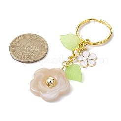 Porte-clés pendentif en acrylique imitation pierre précieuse&nbsp;KEYC-JKC00692