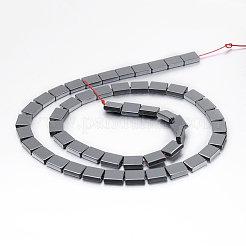 Unmagnetische synthetischen Hämatitkornen Stränge&nbsp;G-P341-45-6x8mm