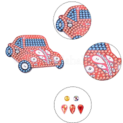 Diy autos diamantmalerei schlüsselanhänger kits&nbsp;DIY-WH0182-16