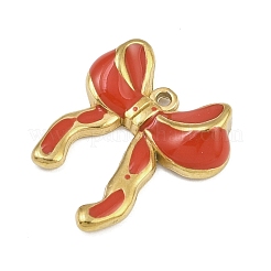 Pendentifs en acier inoxydable 304 émaillés&nbsp;STAS-L305-01G-02