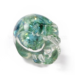 Perle di teschio di fluorite naturale&nbsp;G-P490-02B