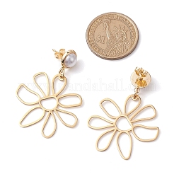 Clous d'oreilles en laiton&nbsp;EJEW-TA00543