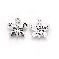 Pendentifs en alliage de zinc de style tibétain&nbsp;PALLOY-I141-20AS