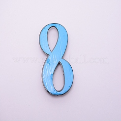 Étiquettes de signe de numéro en plastique et pvc&nbsp;KY-WH0023-A08-03