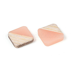 Cabochon in resina e legno di noce&nbsp;RESI-S358-A-90E
