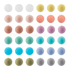 120 pz 12 colori perline in silicone&nbsp;SIL-TA0001-15