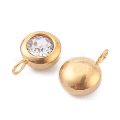 Strass-Anhänger aus Edelstahl 304&nbsp;STAS-Z009-04-04G