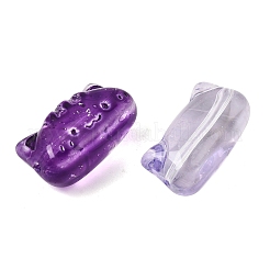 Perles de lampwork faites à la main transparentes&nbsp;LA-CBA3B34-01
