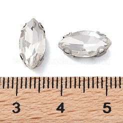 Oeil de cheval coudre sur strass&nbsp;RGLA-L028-08G-01