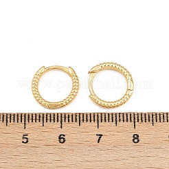 Ottone risultati hoop orecchino&nbsp;EJEW-H001-43G-RS