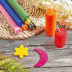Hojas de panal de cera de abejas&nbsp;LS-DIY-WH0162-55B-09