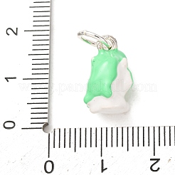 Pendentifs d'émail en laiton &nbsp;KK-CBA260B-06P
