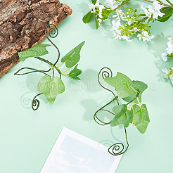1 paio di braccialetti da donna con polsino in PVC e filo di ferro per la parte superiore del braccio&nbsp;AJEW-GF0014-18A