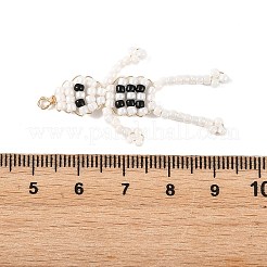 Colgantes de cuentas de vidrio Toho para Halloween&nbsp;PALLOY-MZ01386-01