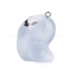 Halloween-Anhänger aus transparentem Harz&nbsp;LS-RESI-K047-01A