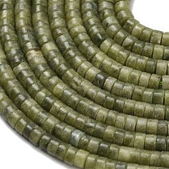 Natürliche chinesische Jadeperlenstränge aus dem Süden&nbsp;G-Z110-A02-2x4mm-01