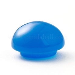 Cabochons en agate bleue naturelle&nbsp;G-B009-09-B