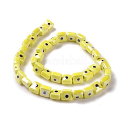 Brins de perles en céramique de porcelaine faites à la main&nbsp;LAMP-B021-06J