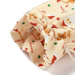 Borse portaoggetti in stoffa stampata a tema natalizio&nbsp;ABAG-F010-02C-04