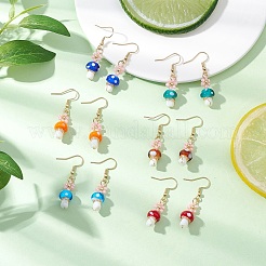 Handgemachte lampwork Ohrringe&nbsp;EJEW-MZ00440