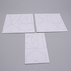 Adesivi murali a specchio&nbsp;DIY-WH0215-82